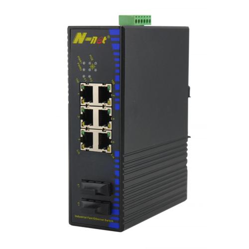 Fast Ethernet Switch 2 Fiber Ports
