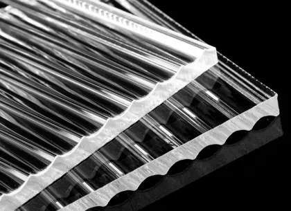 Fluted Unbreakable-glass Sheet For Decorative Application