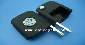 New product &Direct factory VW flip key head(square) with ID48 glass chip for vw golf mk4