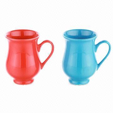 Promotional Ceramic Mug, Capacity of 12oz