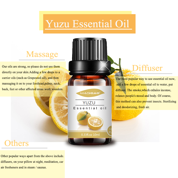 Organic japanese yuzu essential oil for candle making