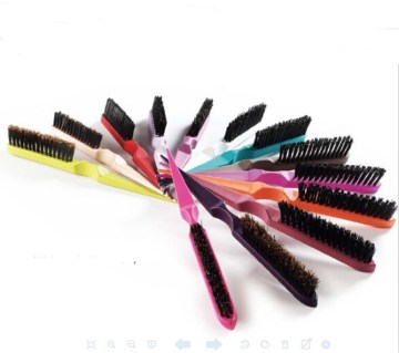 2015 New arrival Rainbow seriers hard bristle hair brush