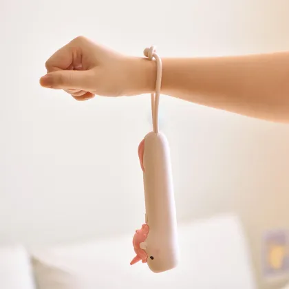 Cute Animal Silicone USB Flashlight with Lanyard