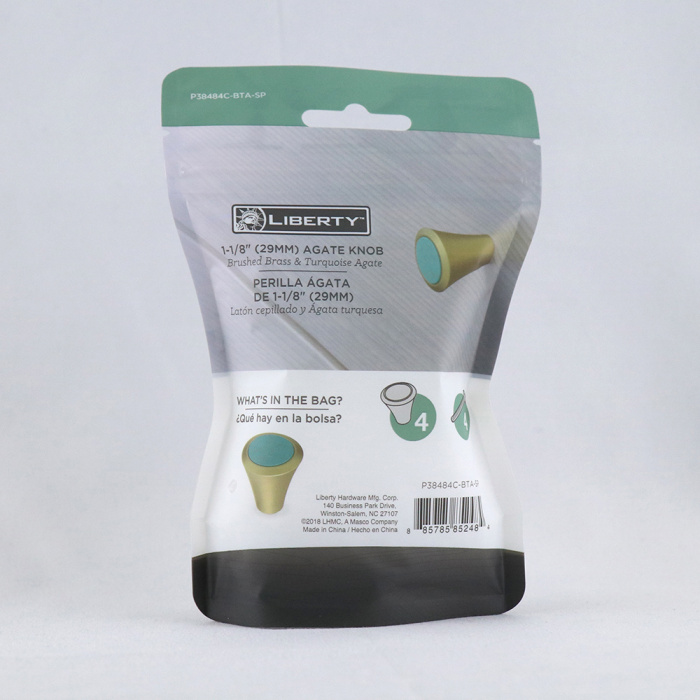 ထုံးစံအတိုင်းရပ်တည်ချက်အလူမီနီယမ်သတ္တုပါး Mylar Bag အိတ်