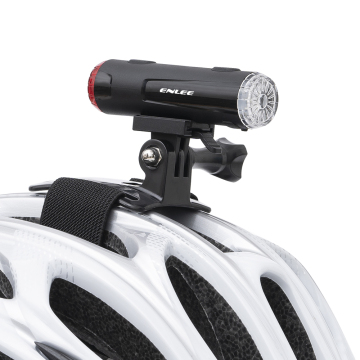 Enlee USB wiederaufladbare 5 Modi -Fahrrad -Scheinwerfer - vordere und hintere integrierte Fahrradhelmleuchten