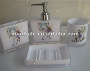 Plastic Bathroom Set print designs
