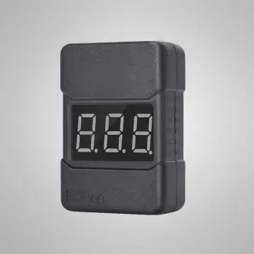 New Original BX100 New BB Sound Low Voltage Alarm 1-8S Aircraft Model Lithium Battery Level Display