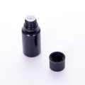 Black Lotion Bottle With Ribbed Child Resistant Caps