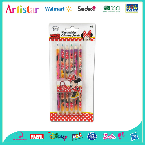 Minnie coloring pencils