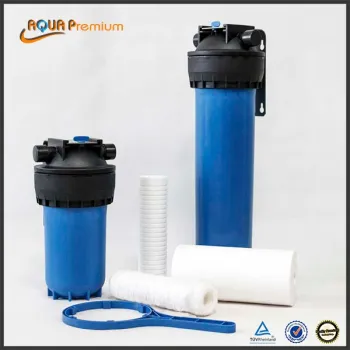 10' / 20' Pentek GFPP 3/4" inlet/outlet big blue water filter housing