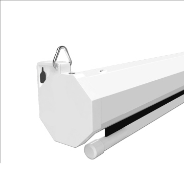 60 Inch 16:9 Wall Mounted Gray Fiber Glass Electric Motorized Pull Down HD Projector Screen for Home Theater