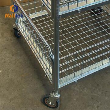 Shopping Mall Discount Mesh Storage Cart Promotion Cage