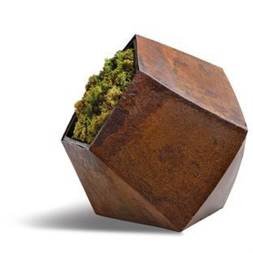 Garden Decorative Plant Pot Rusty Corten Steel Planter