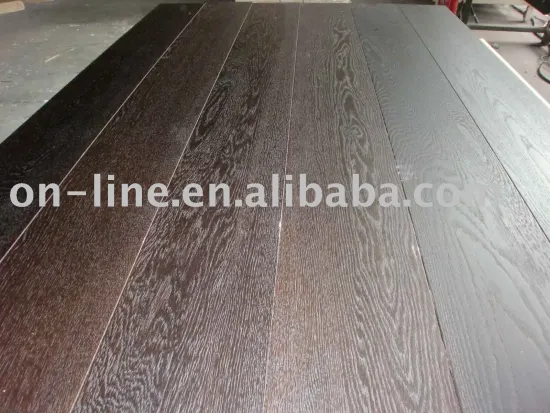 carbonized oak floor