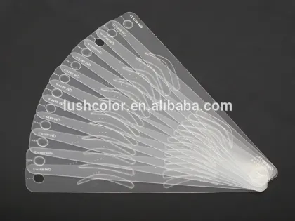 Hot Sale Transparent Permanent Makeup Eyebrow Stencil Eyebrow Tattoo Stencil