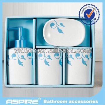 New 2013 modern designer bathroom accessories blue wholesaler