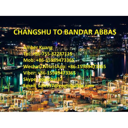 Jiangsu Changshu Sea Freight to Iran Bandar Abbas
