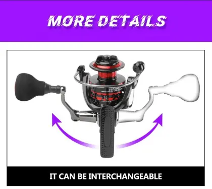 Okuma All Metal Wire Cup Spinning Reel 2000-7000 Speed Ratio Saltwater Fishing Tackle 5pcs