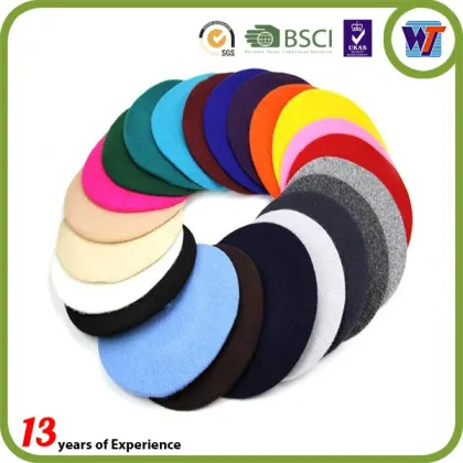 Colorful wholesale beret cheap wool custom military beret