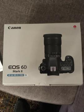 Canon EOS 6D Mark II 26.2MP Digital SLR Camera Kit w/ EF 24-105mm black