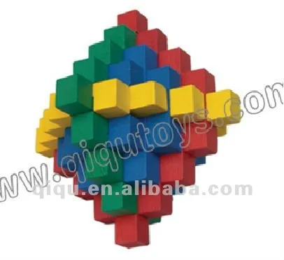 Top 3d Color Puzzle Adult Wooden Intelligent Toys