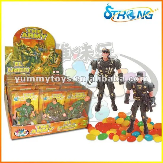 Army candy toy from China