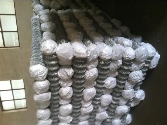 Diamond galvanized fence, steel wire anchor mesh