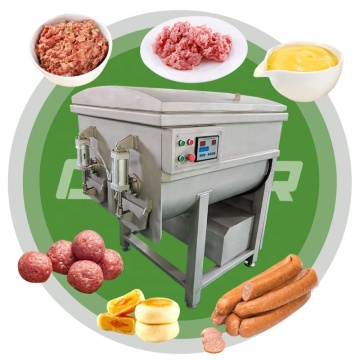 BX-300L 200kg Vacuum Industrial Meat Mixer with 80L Blender for Sausage