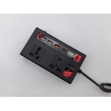 Bulk Car Power Inverter 12V/24V to 220V AC 240W with Multi-Ports & Smart Display