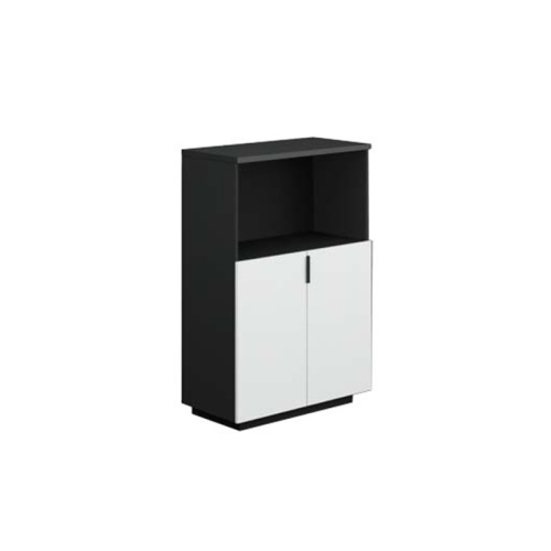  CN White simple modern file storage melamine office wood cabinet Factory