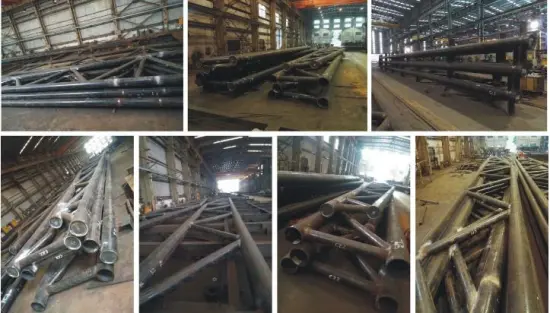 Pipe Truss Roofing Frame for Entrance Checkibg Building