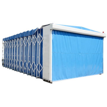 Heavy-Duty Retractable Spray Booth for Large-Scale Industrial Applications