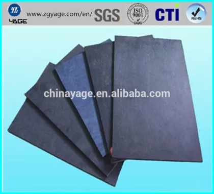 Black glassfiber anti static sheet with closed cell packing foma