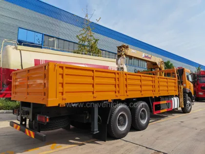 340HP FAW J6M Mobile Crane Truck 6X4: UNIC Crane for Sale or Lease