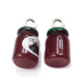 Милый дизайн, 100 шт., Новейшие искусственные миниатюрные бутылки для напитков, форма, красочные для украшения, принадлежности для изготовления слизи, бусины из смолы