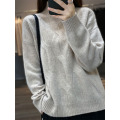 Half Turtleneck Solid Hemp Sweatshirt