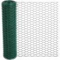 Rollos de alambre de gallinero galvanizado y PVC de alta calidad