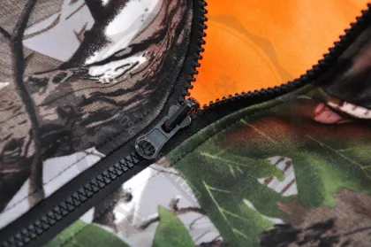 Reversible Insulated Hunting Vest: Camo Orange Blaze Realtree