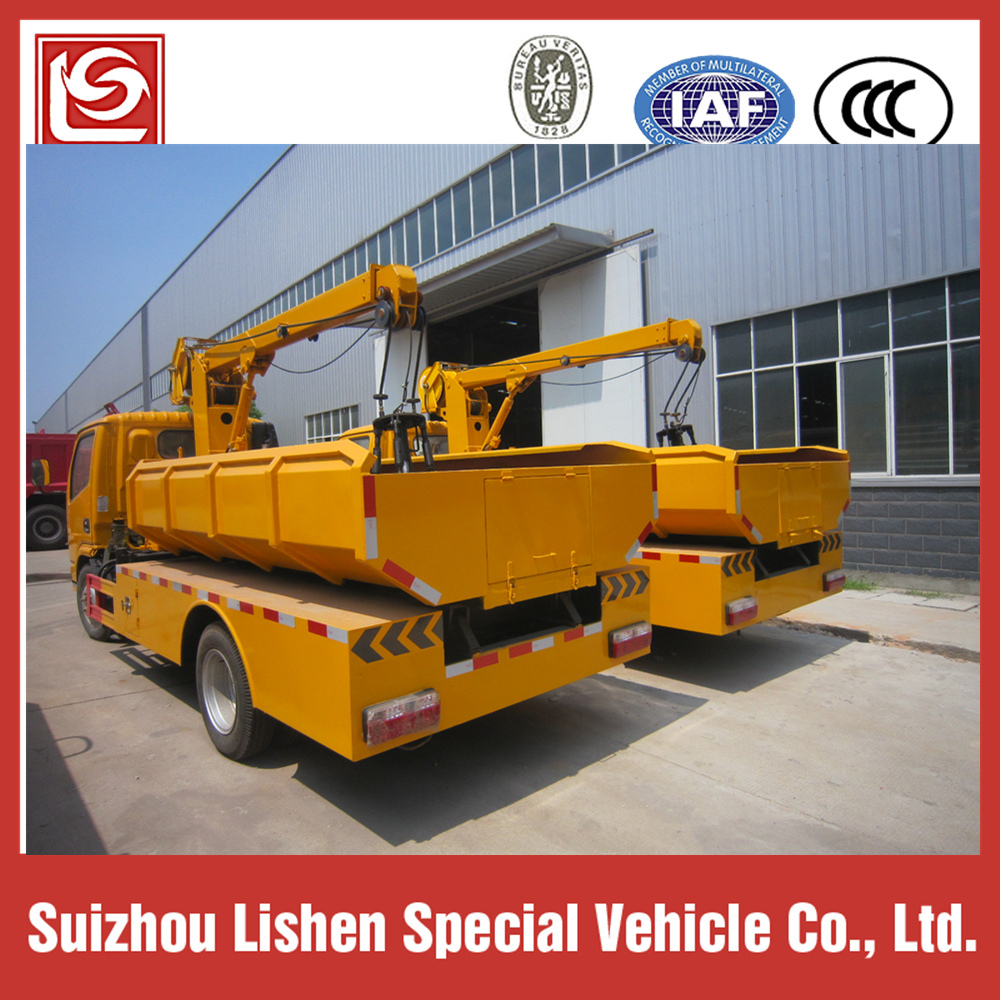 Dongfeng 4x2 truck mounted crane