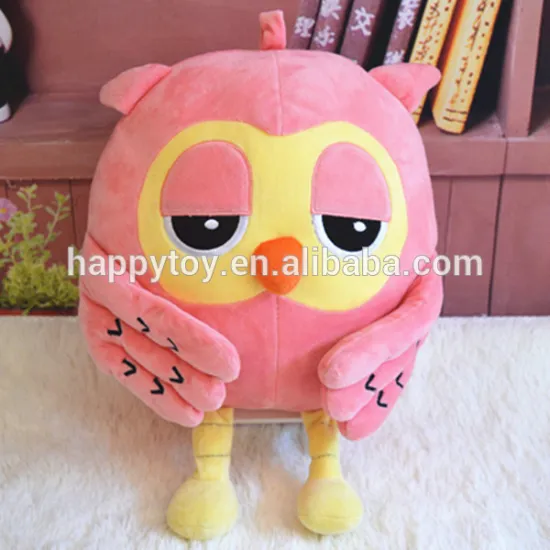 Custom plush owl stuffed toys night owl plush pillow lovely girl soft owl gift