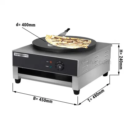 Commercial Single Plate Pancake Crepe Machine Electric Crepe Maker