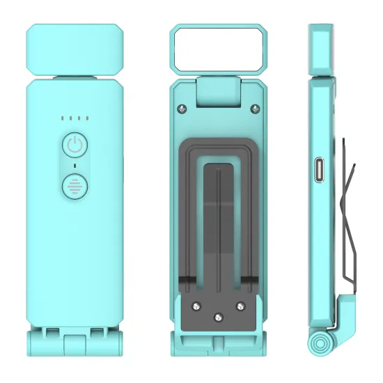 80 Hour Rechargeable LED Book Light with 3 Brightness Levels and 3 Light Colors