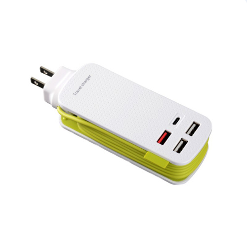 QC3.0 USB Type C Travel Charger 4 Port