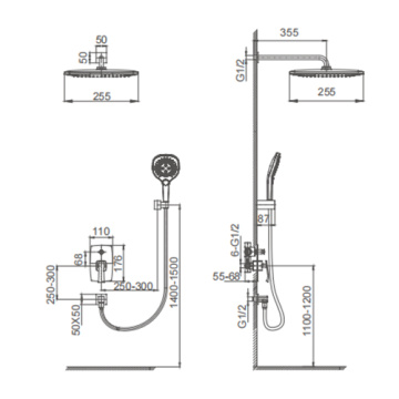 Shower and Bath Set Concealed Shower And Bath Set Supplier