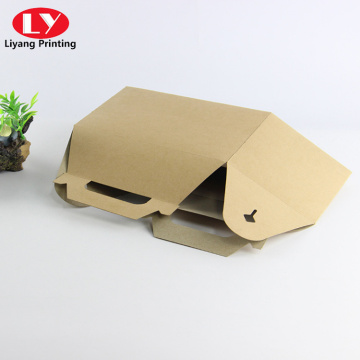 Take away food kraft paper lunch box