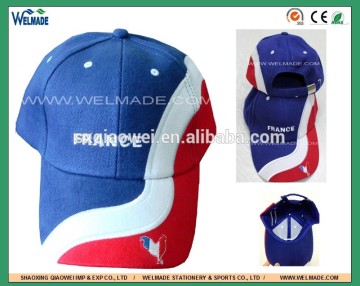 France sport cap/ France baseball cap/ Hat/ high quality cap