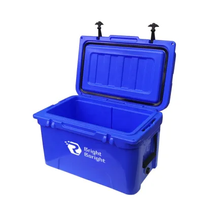 High Performance 45QT Plastic Rotomolded Ice Cream Esky Trolley Beer Bottle Ice Cooler Box
