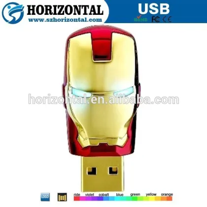 American style promotion gifts silver design marvel usb memory chips