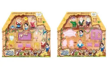 SNOW WHITE DOLL+DWARF