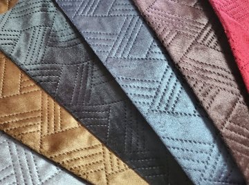 Tela de terciopelo holandés con puntos de lujo